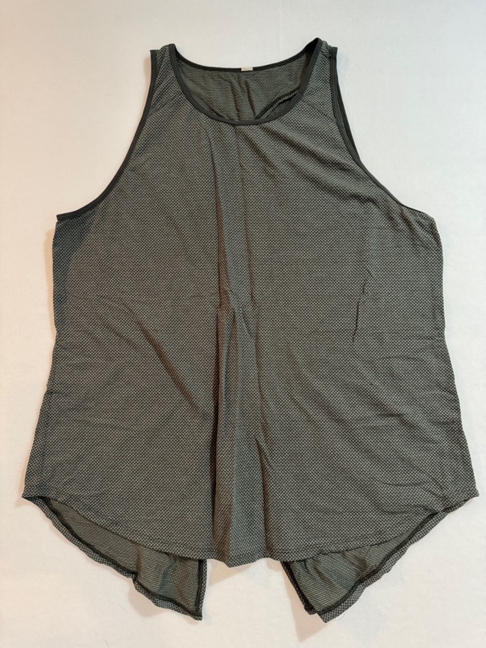 lululemon athletica Black and Grey Patterned Relaxed Tank